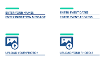 Customize the details and upload photos Customize the details and upload photos
